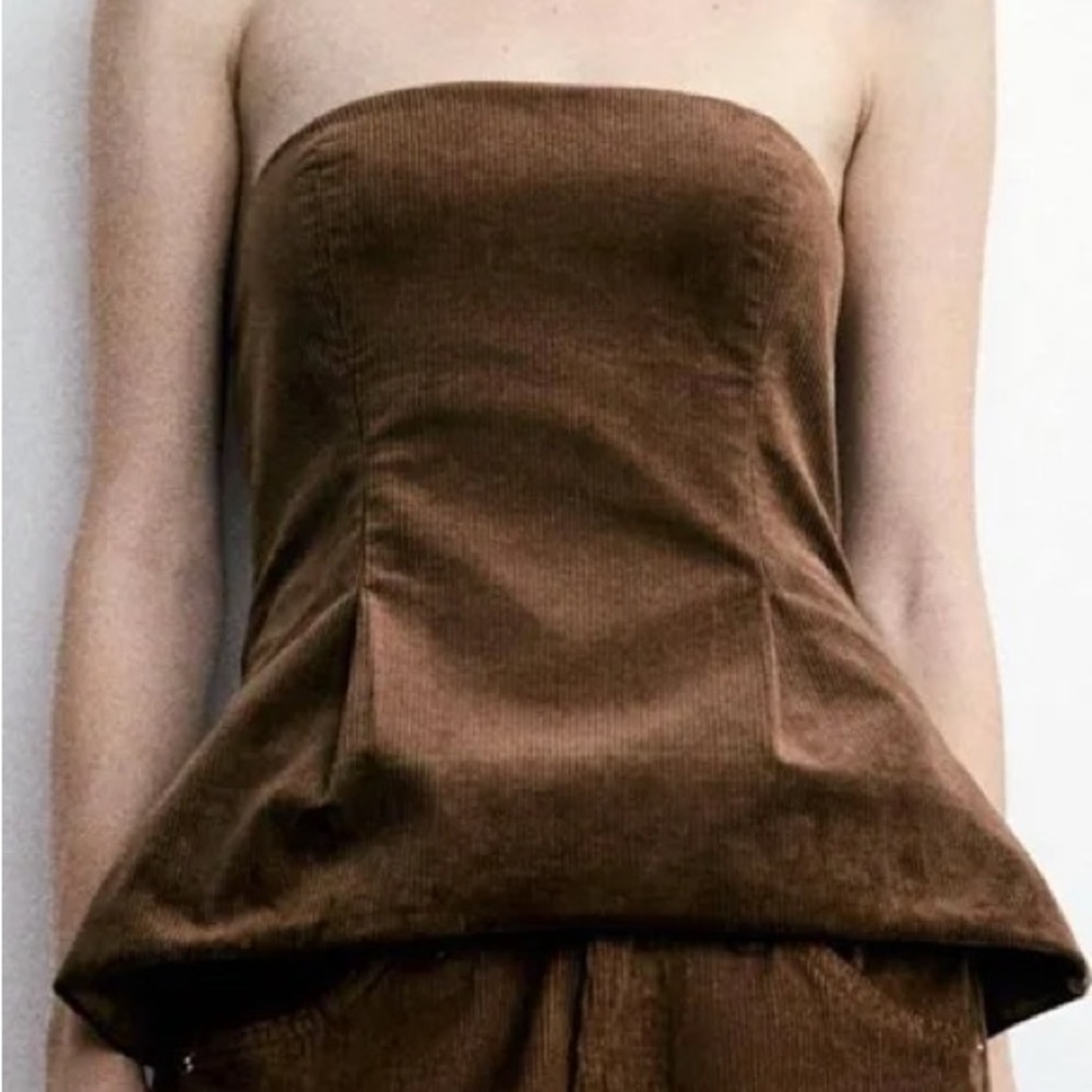 Zara corduroy top